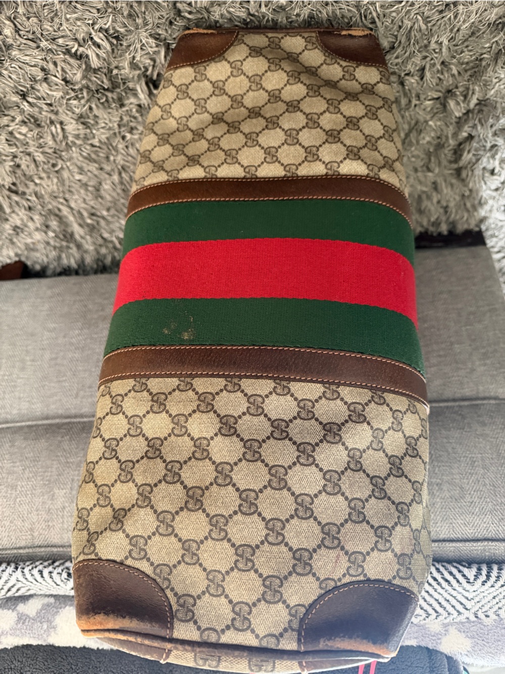 Vintage Gucci Duffel Travel Bag - Picture 3 of 16